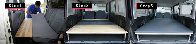 軽自動車で快適車中泊しよう!